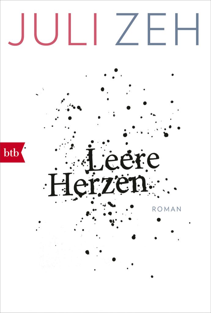 Buchcover des Romans Leere Herzen von Juli Zeh